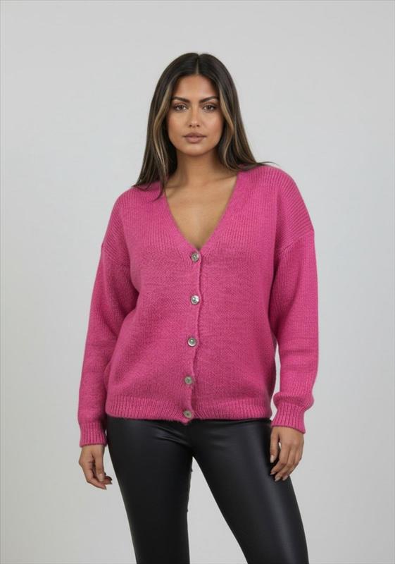 Weicher Strickcardigan mit Knöpfen