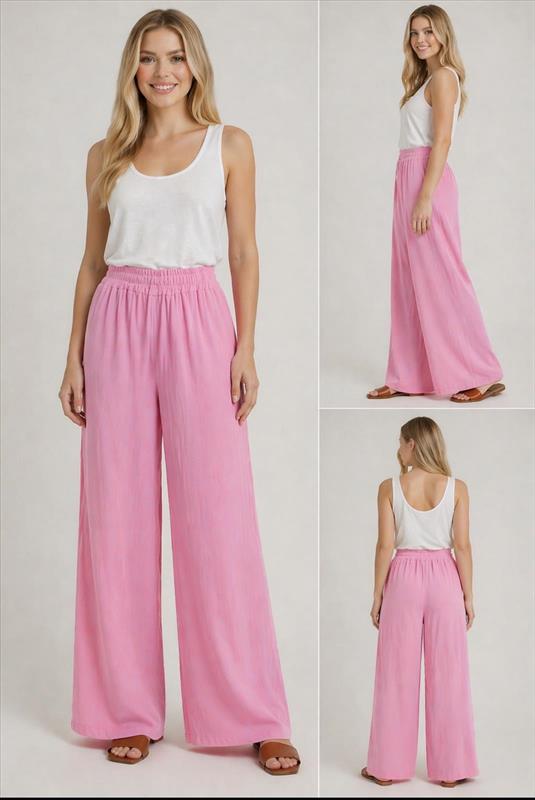 Oversize Wide-Leg Hose mit Gummibund