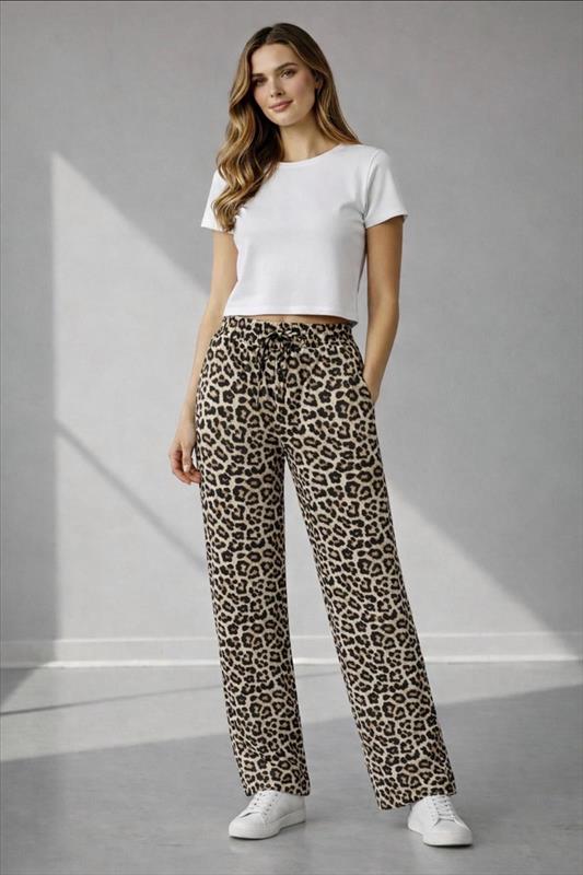 Leo Print Hose